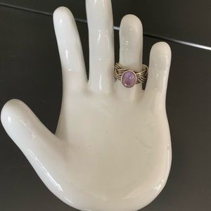 Pandora retired ring in light color Amethyst size 7